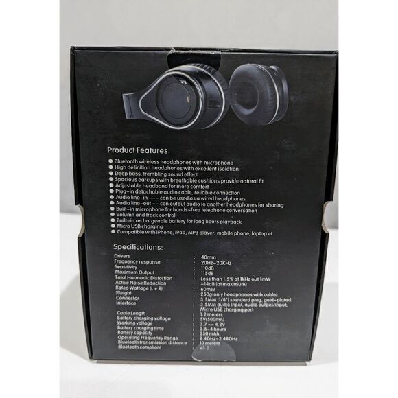 Brand New Bluetooth Headphones  - Picture 7 of 7